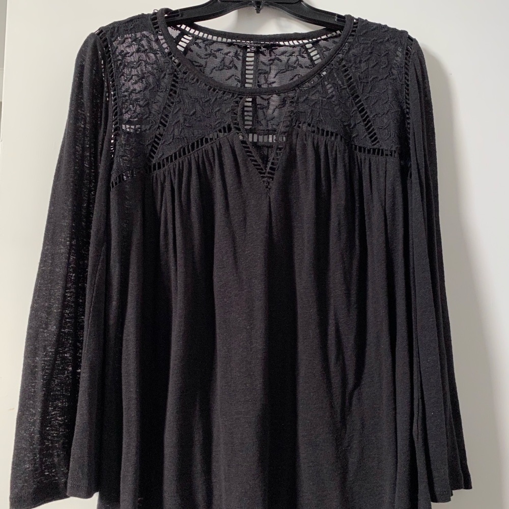 Lucky Brand Lace Detailed Blouse